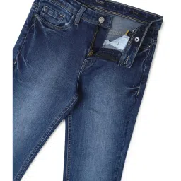 Allen Solly Junior Navy Solid Jeans image 3