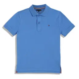 Tommy Hilfiger Kids Blue Spell Regular Fit Polo T-Shirt-picture-23