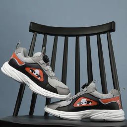 Liberty Kids Light Grey Running Shoes-picture-4