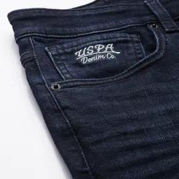 U.S. Polo Assn. Denim Co. Men Brandon Slim Tapered Fit Light Fade Stretchable Jeans image 5