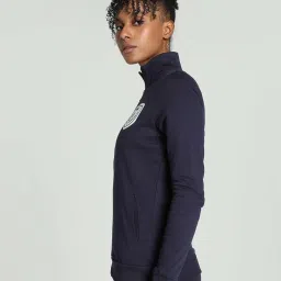 Puma Navy Cotton Sports Jacket image 3