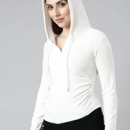 showoffff SHOWOFF White Regular Fit Hoodie image 3