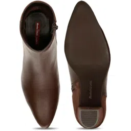 Bata Women's MARIAH Brown Booties image 3