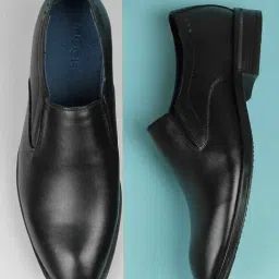 Mochi Men's Black Slip-On Shoes-picture-18