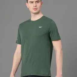 Red Tape Army Green Regular Fit Sports T-Shirt image 3