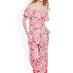 Belle Fille Red & White Printed Jumpsuit-picture-35