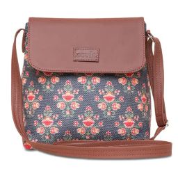 ZOUK Blue Printed Cross Body Bag-picture-34