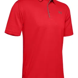 Under Armour Red Loose Fit Sports Polo image 3