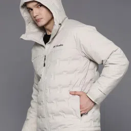 Columbia Light Beige Regular Fit Grand Trek Hooded Jacket image 3