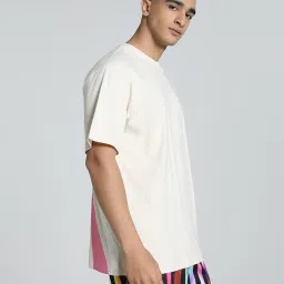 Puma Snow White Cotton Relaxed Fit Printed Sports T-Shirt image 3