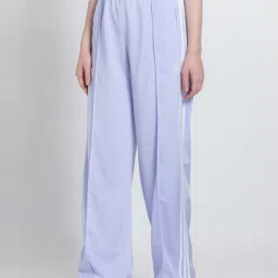 Adidas Originals Purple Striped Track Pants image 3