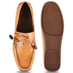Shoetopia Women's Tan Casual Loafers image 3