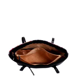 Lino Perros Multicolor Synthetic Printed Tote Handbag image 3