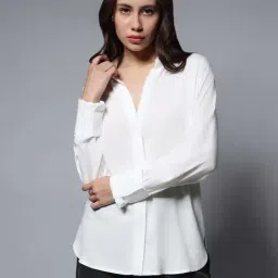 High Star White Oversized Shirt-image-59