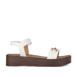 Inc.5 Women's White Ankle Strap Sandals image 3