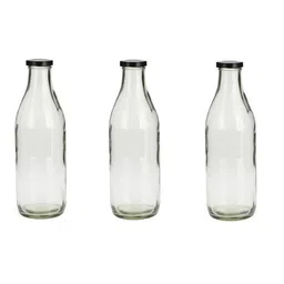 1ST TIME 11 Transparent Glass Solid Water Bottle image 4