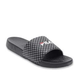 Fila Men's Black Slides image 3