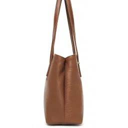 Lavie Odicrcoc Tan Synthetic Solid Tote Handbag image 3