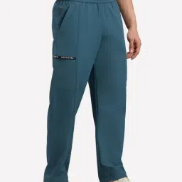 Skechers Blue Regular Fit Sports Trackpants image 4