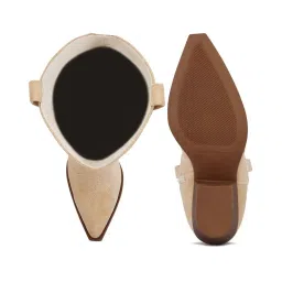 London Rag Women's Beige Cowboy Boots image 3