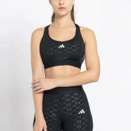 adidas Black Printed Sports Bra-picture-24