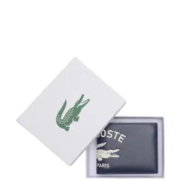 Lacoste Black Medium Fg Logo Leather Billfold image 3