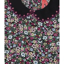 Blue Giraffe Kids Multicolor Floral Dress image 3