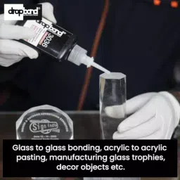 Drop Bond By POLYFIX Ultra Violet Glue 100 g UV Glass & Paper Premium Adhesive for Bonding Quick Curing, 3030 image 4