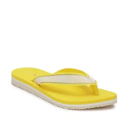 Tommy Hilfiger Women's Vivid Yellow Flip Flops image 3