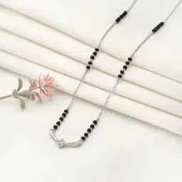 Silberry 925 Sterling Silver Tiny Stellar Mangalsutra image 2