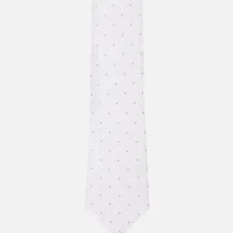 Louis Philippe Grey Embroidered Tie image 3