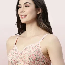 Enamor Peach Non-Wired Non-Padded Everyday Bra image 3