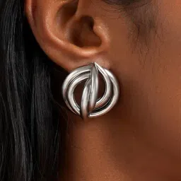 Joker & Witch Sapphira Silver Earrings for Women-picture-16