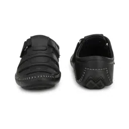 Eego Italy Men's Black Fisherman Sandals image 5