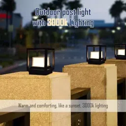 FORUS Gate Post Top Lamp 15 W Warm White Aluminium Size 15x17.5 cm ‎FEGL - 143 image 2
