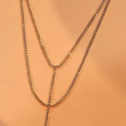 Sohi silver plated designer party necklace for women-image-54