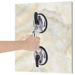 Godavari Double Cups Dent Remover 32 cm Aluminium 110 Kg Lifting Capacity Slive for for Car Glass Pad Lever Tool (Pack of 2) image 2