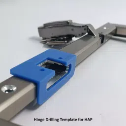 Ebco Hinge Drilling Template Blue Color Plastic Body, Size 60 x 28 x 21 mm, HAP-T image 2