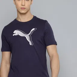 Puma Graphics Cat Logo Printed Pure Cotton Outdoor T-shirt-picture-53