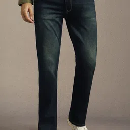 Louis Philippe Jeans Men Regular Fit Mid-Rise Light Fade Jeans-picture-28