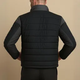 NUOVO Men Colourblocked Lightweight Puffer Jacket image 2