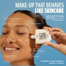 FAE Beauty Face Card Skin Tint Serum Foundation 61N Neutral - 30 ml image 4