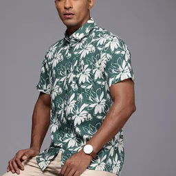 Louis Philippe Sport Slim Fit Floral Printed Casual Shirt-image-97