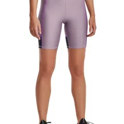 UNDER ARMOUR Purple Mid Rise Sports Shorts-picture-28