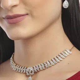 Shayna Gold-Plated Alloy Jewellery Set-image-26