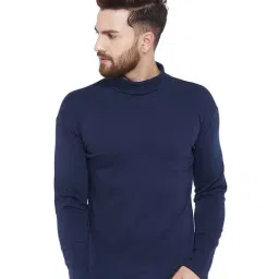 Hypernation Dark Blue High Neck T-Shirt-picture-16