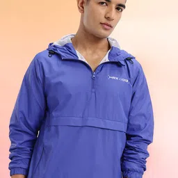 HRX by Hrithik Roshan Hooded Half-Zipper Lifestyle Bomber Jacket-picture-46
