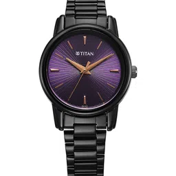 Titan Women Brass Dial & Stainless Steel Bracelet Style Straps Analogue Watch 2760NM01-picture-20