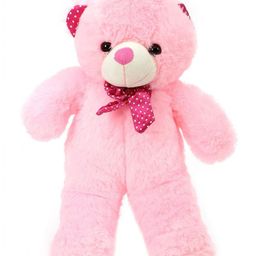 Tickles Cute Standing Teddy Soft Stuffed Plush Toy For Kids Boys & Girls Birthday Gift (Color: Pink Size: Length 43 cm)-picture-39