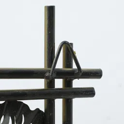 art house Ginko Triple Rod Multicolour Metal Wall Art (Set of 2 ) image 5